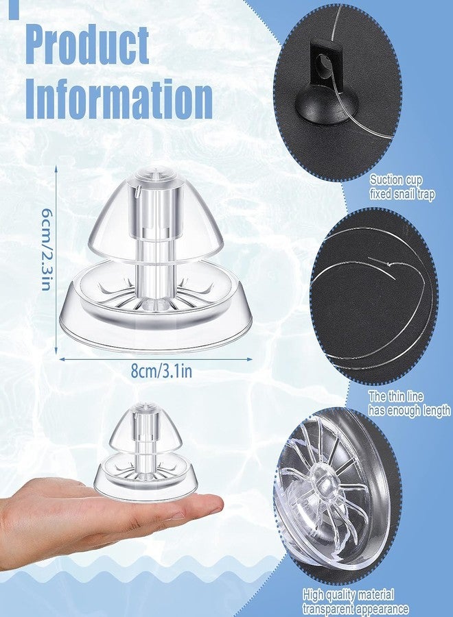 VAYINATO® Transparent Clear Planted Aquarium Fish Tank Snail Trapper Snail Catching Trap Box | Safe and Doesnt Harm Other Aquatic Species | Easy to Use by Petzlifeworld - Image 3